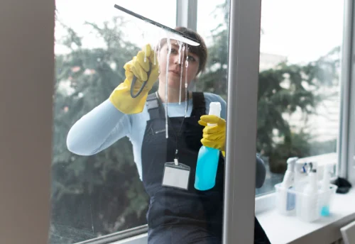 Nettoyage de vitres intérieures et extérieures à Glénic